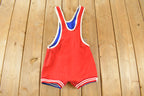 Vintage 1980s Matman Wrestling Singlet Uniform Men's Small