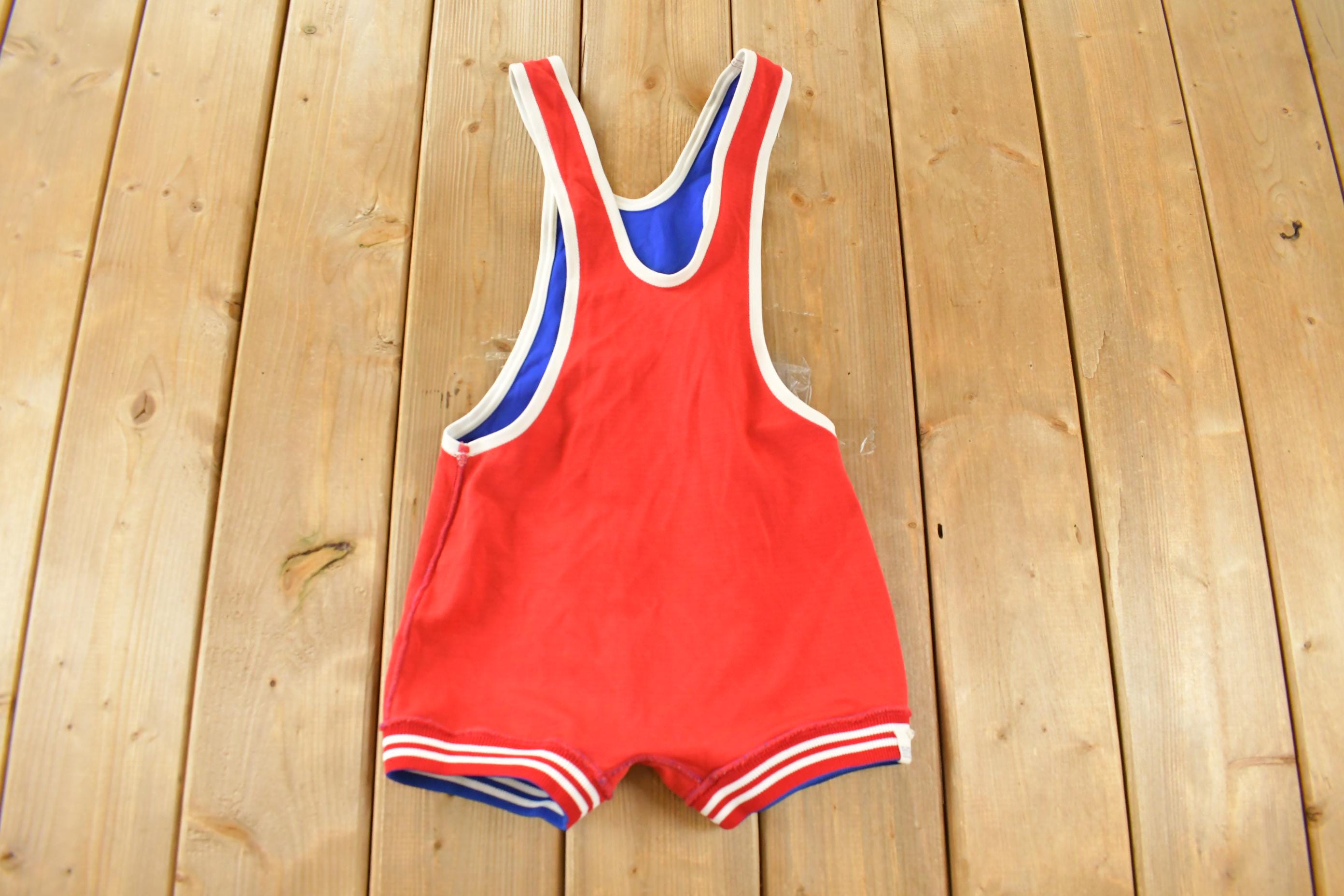 Vintage 1980s Matman Wrestling Singlet Uniform Men's Small