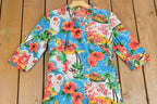 Vintage 1970s Hawaii Floral Dress