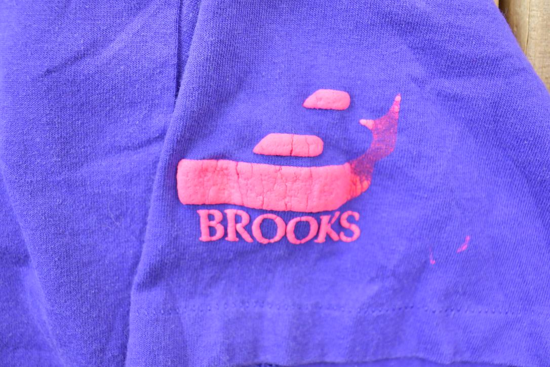 Vintage 1990s Brooks Neon Graphic T-Shirt