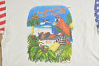 Vintage 1994 The Checkered Parrot Atlanta Souvenir T-Shirt