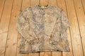 Vintage 1990s Gander Realtree Camo Quarter Button Crew Neck Shirt Mens XL