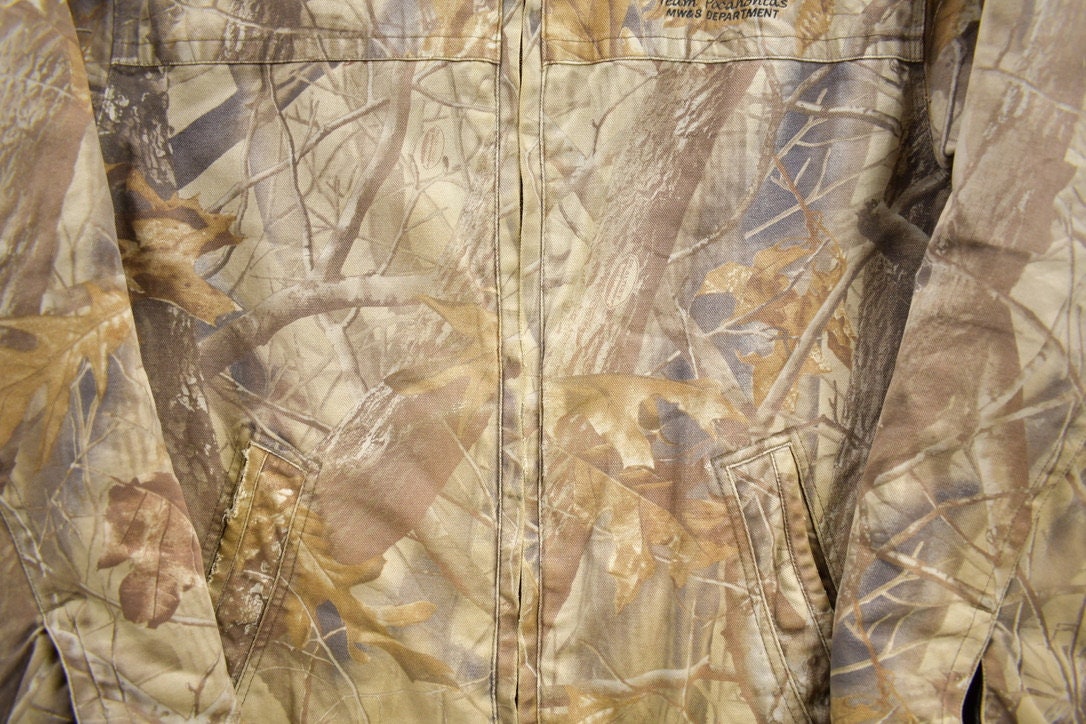 Vintage 1980s Dri-Duck Duck Camo Hunting Jacket