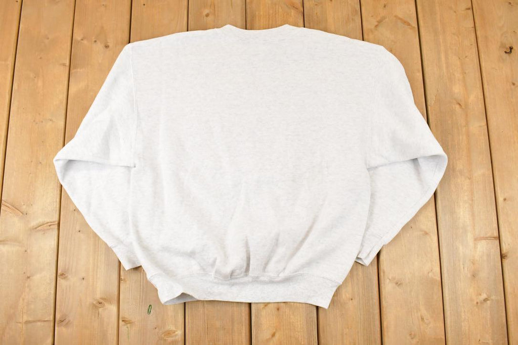 Vintage 1990s Circle Group System Ireland Graphic Print Crewneck Sweatshirt Mens L