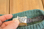 Vintage 1990s London Fog Knit Crewneck Shirt Mens M / 90's Abstract Pattern 3D Knitted Sweatshirt