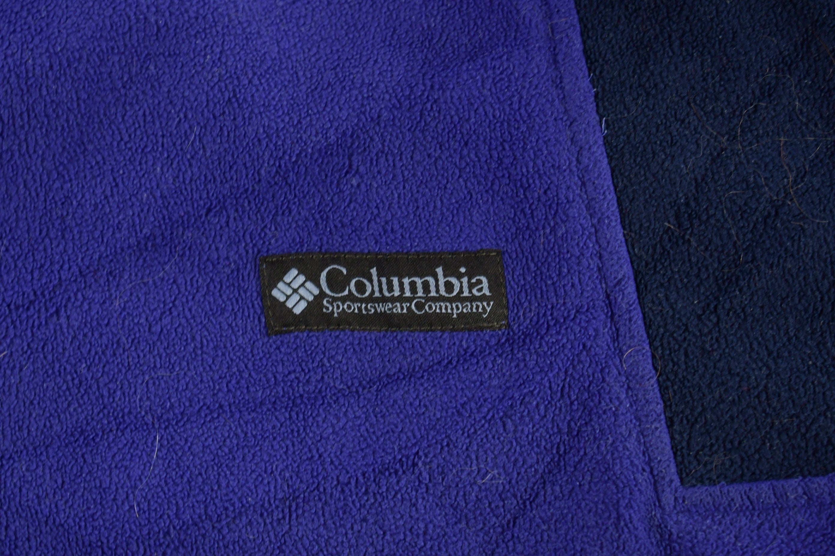 Vintage 1990s Purple Columbia Fleece Sweater