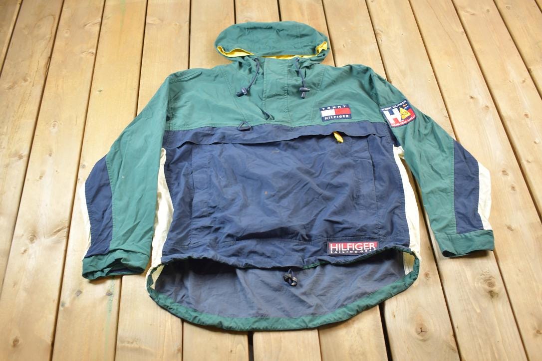 Vintage 1990s Tommy Hilfiger Sailing Gear Windbreaker Jacket