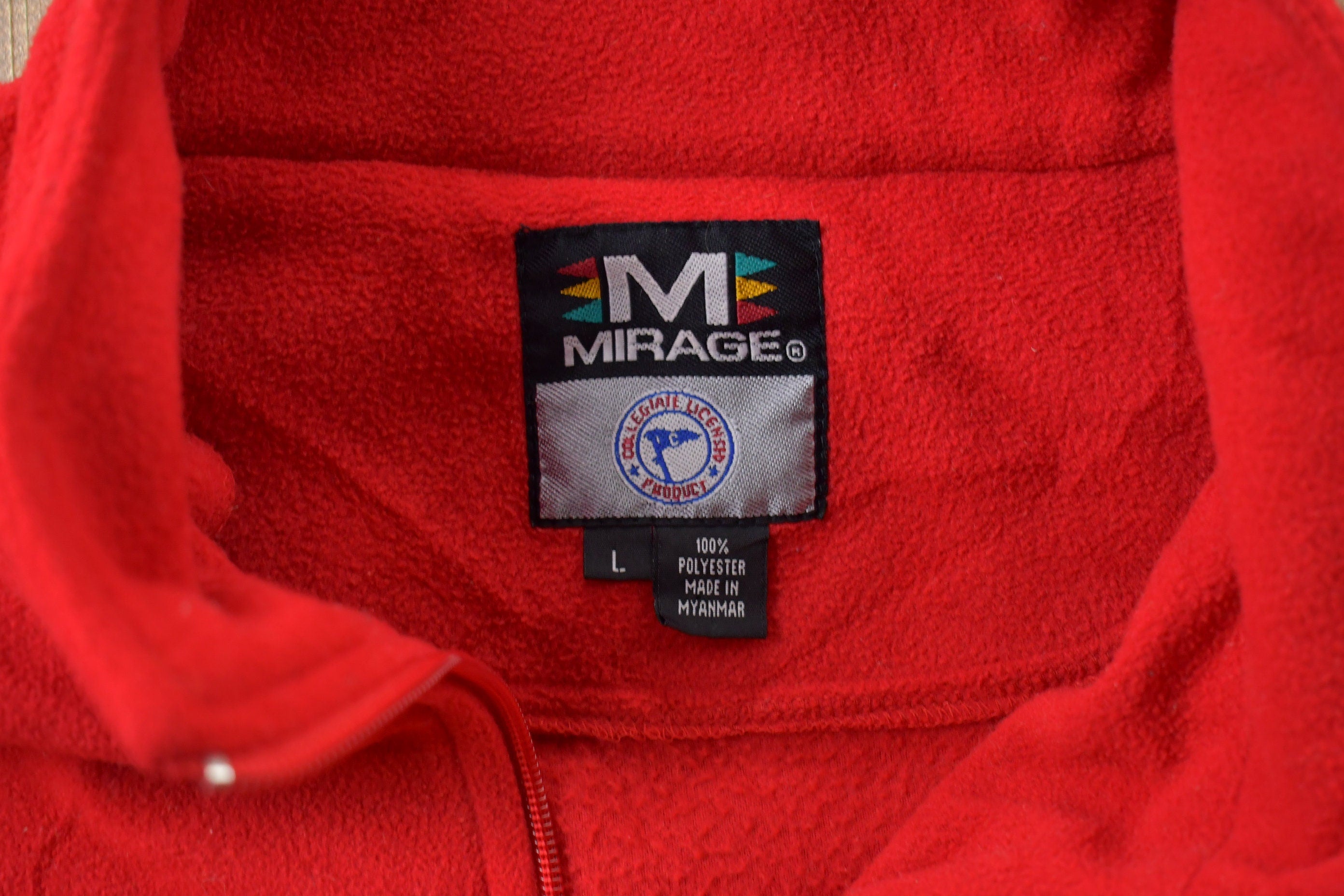 Vintage 1990s University of Ohio State Collegiate Quarter Zip Fleece