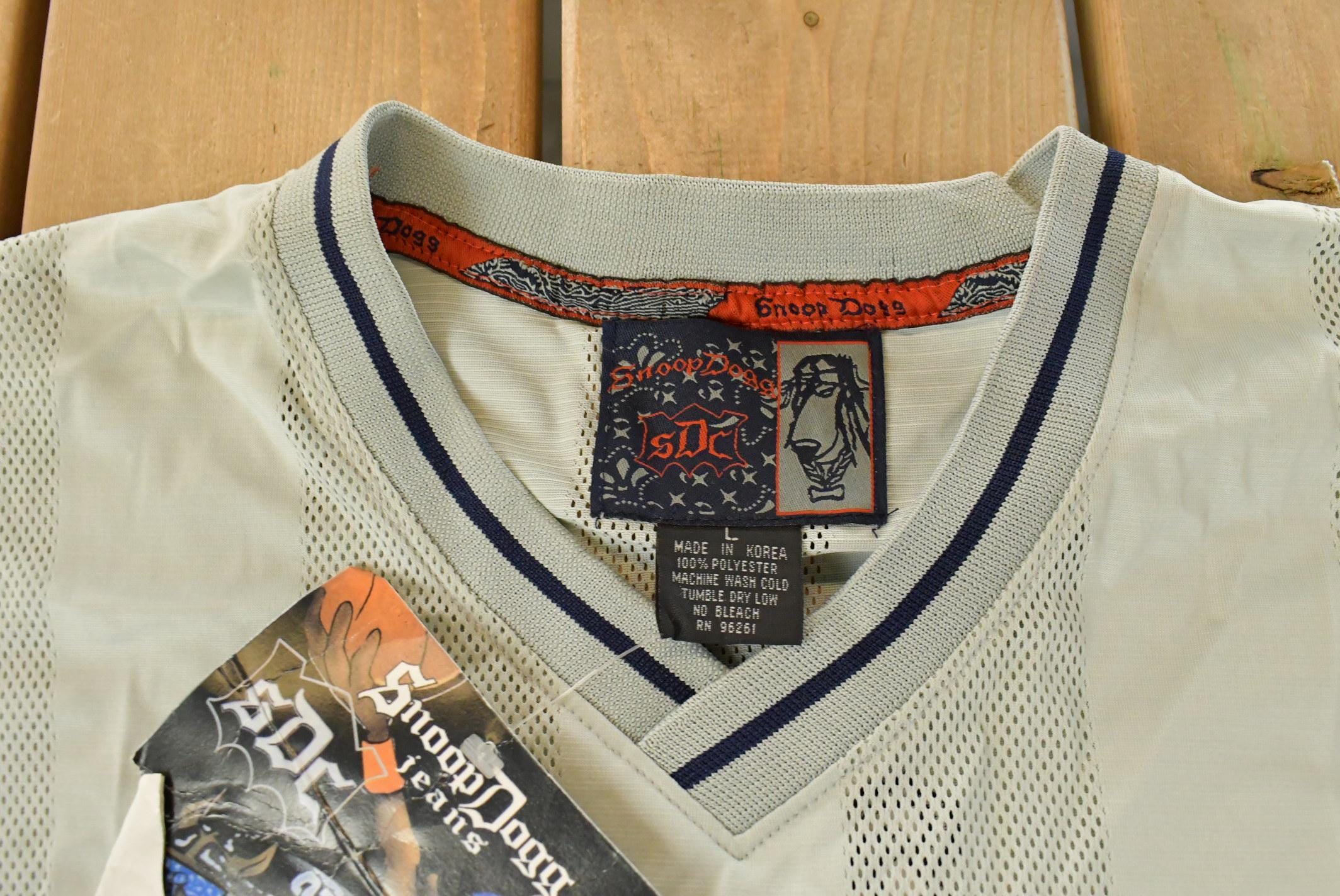 Vintage Y2K Snoop Dogg Football Jersey Men's Large / Sportswear / 2000s Streetwear / Embroidered / Vintage Hip Hop / FUBU / Stoner Boho