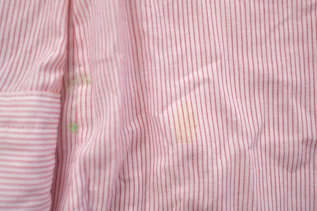 Vintage 1990s Club Hampton Vertical Striped Button Up Shirt