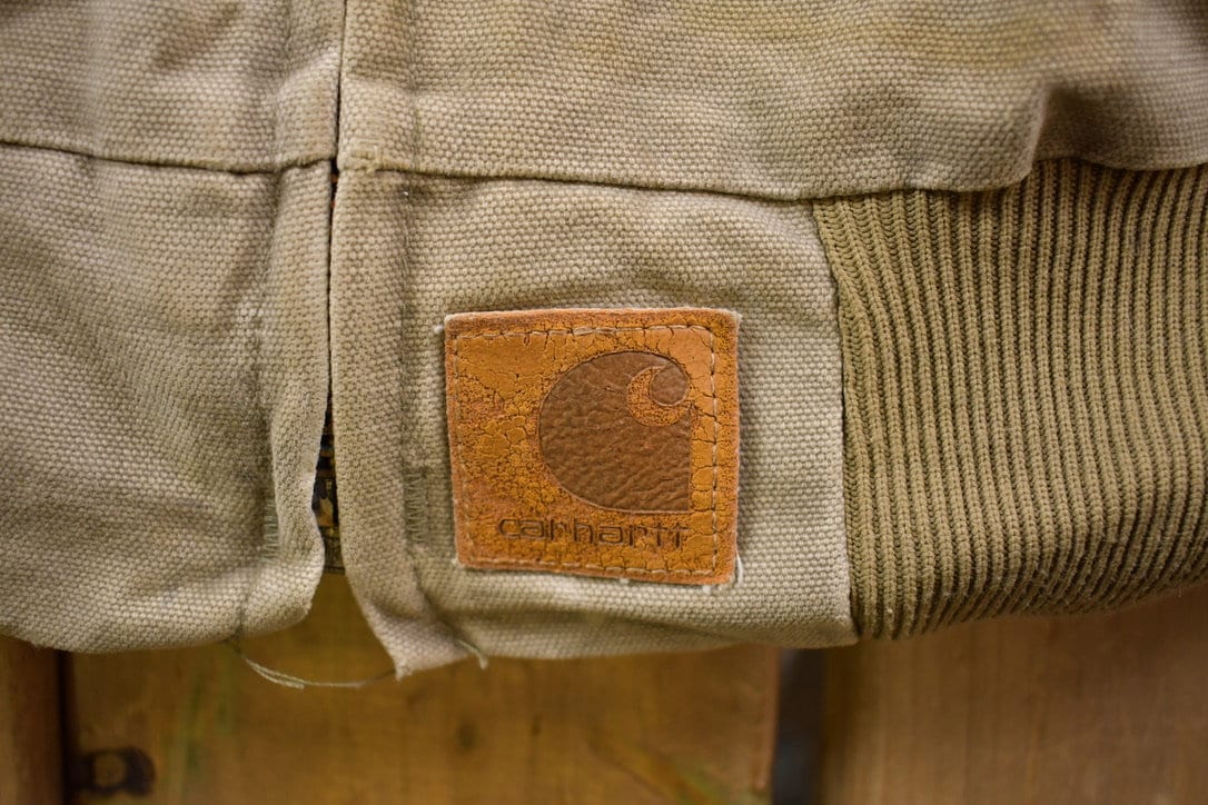 Vintage 1990s Distressed Carhartt Santa Fe Canvas Jacket
