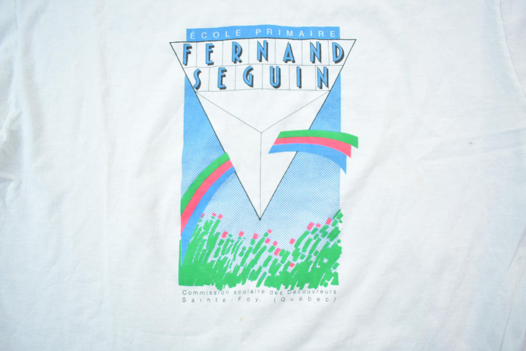 Vintage 1990s Fernand Seguin Sainte Foy Quebec Souvenir T-Shirt