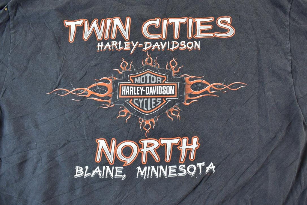 Vintage 1990s Harley Davidson Motorcycles T-Shirt Made In USA