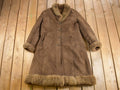 Vintage 1990s Shearling Suede Coat