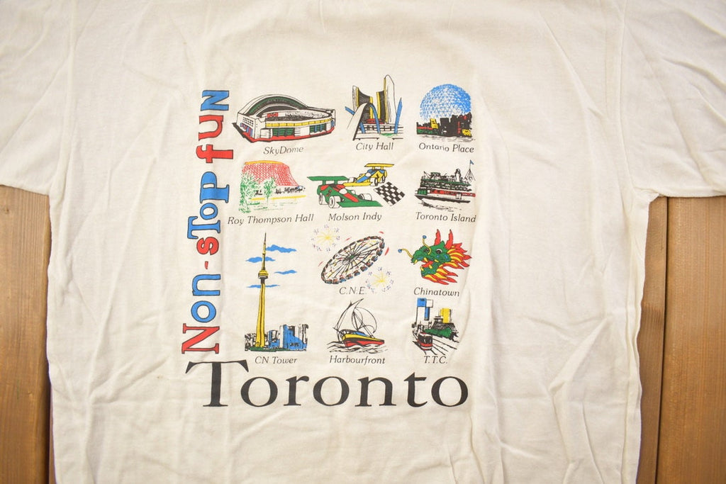 Vintage 1990s Deadstock Toronto Canada Novelty T-Shirt