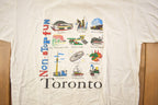 Vintage 1990s Deadstock Toronto Canada Novelty T-Shirt