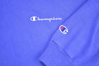 Vintage 1990s Champion Blank Blue Crewneck Sweatshirt
