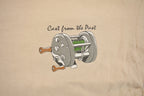 Vintage 1990s Cast From the Past Parody Fishing Art Graphic T Shirt