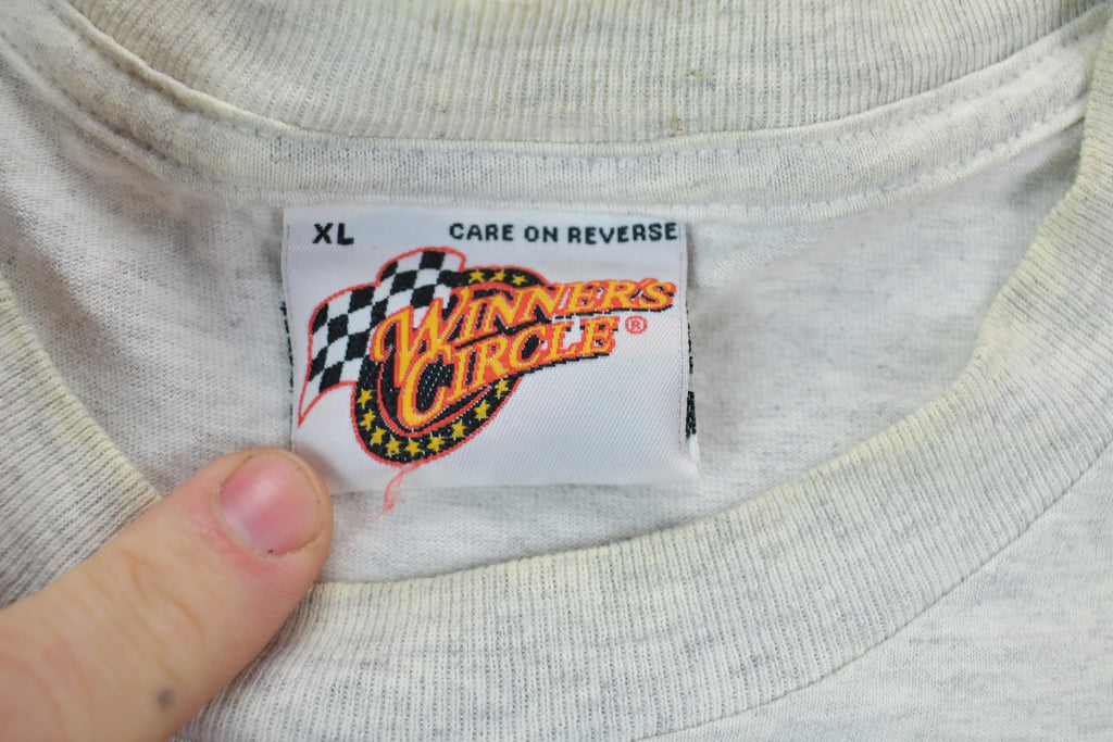 Vintage 1990s Rusty Wallace 2 Working The Gears NASCAR Racing T-Shirt