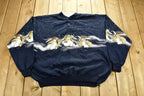 Vintage 1990's Angel Graphic Quarter Button Sweatshirt