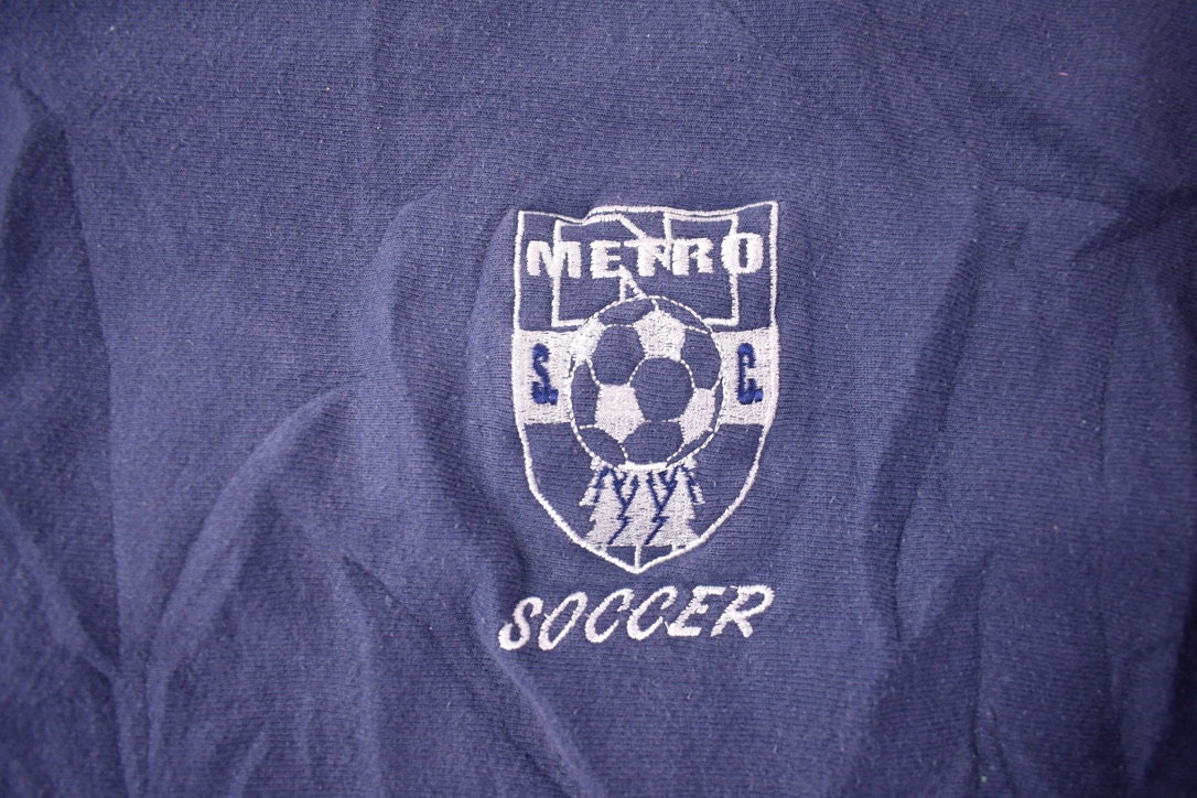 Vintage 1990s Metro Soccer Crewneck Sweatshirt