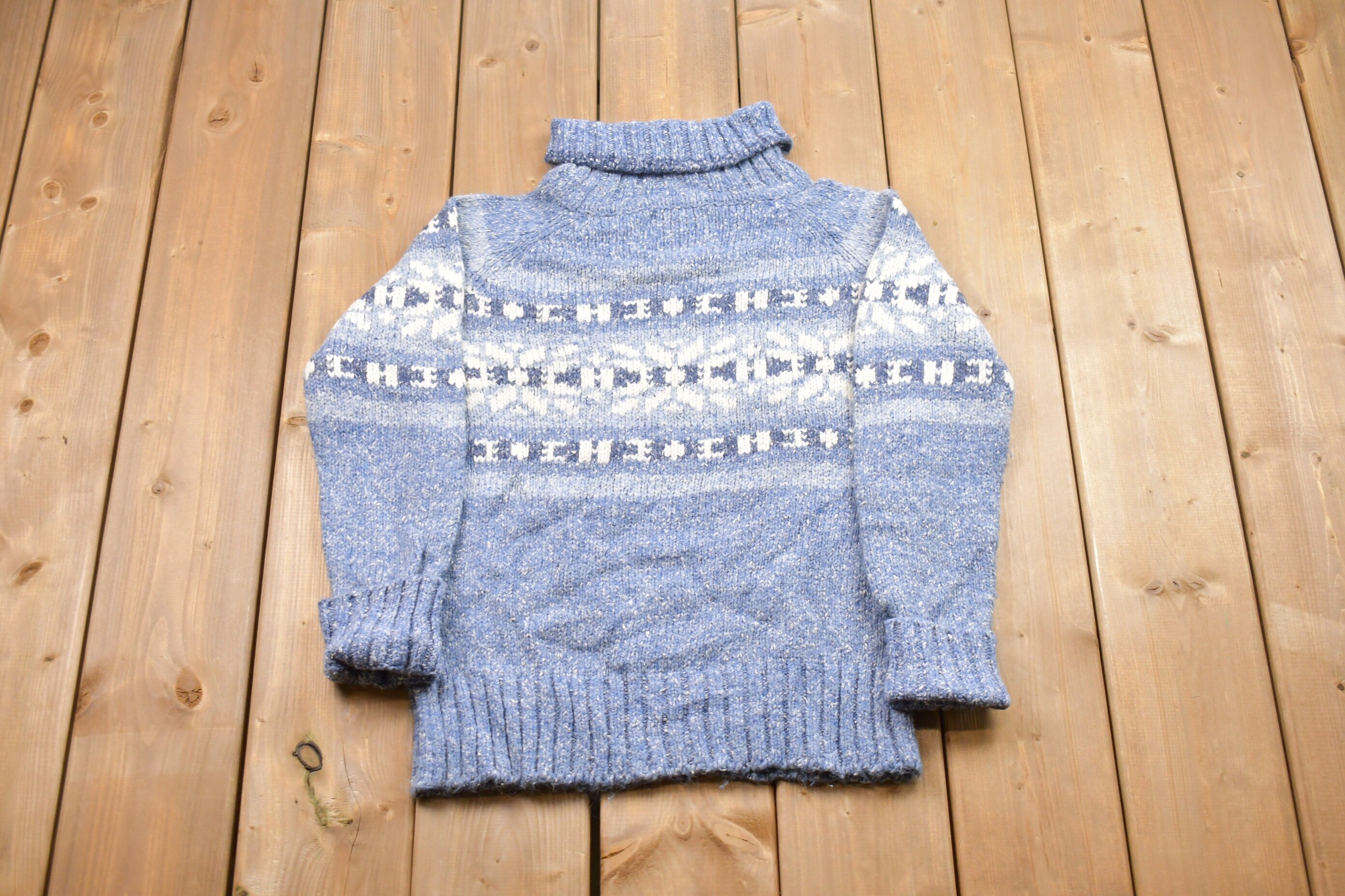 Vintage One on One Knitted Turtleneck Sweater