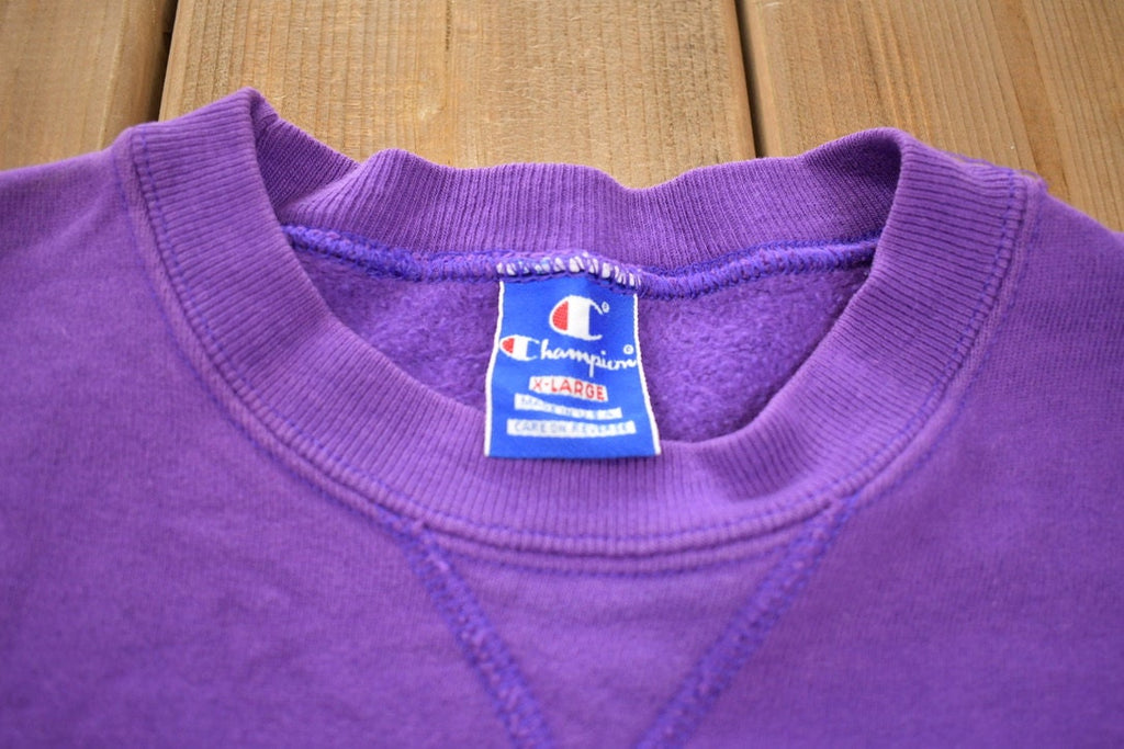 Vintage 1980s Purple Champion Crewneck