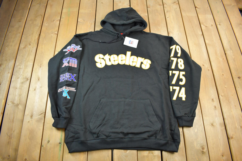 Vintage Y2K Deadstock Pittsburgh Steelers NFL Super Bowl Champions Hoodie