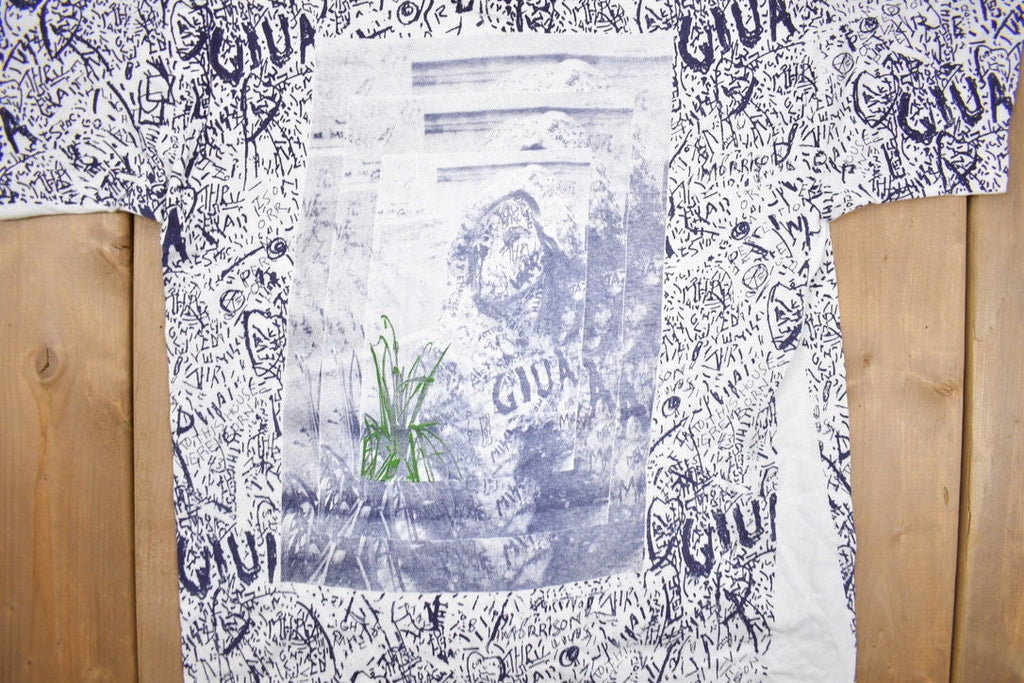 Vintage 1993 Jim Morrison lizard King All Over Print Graphic T Shirt