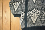 Vintage 1990s Carriage Court Knit Sweater Jacket Women's Medium