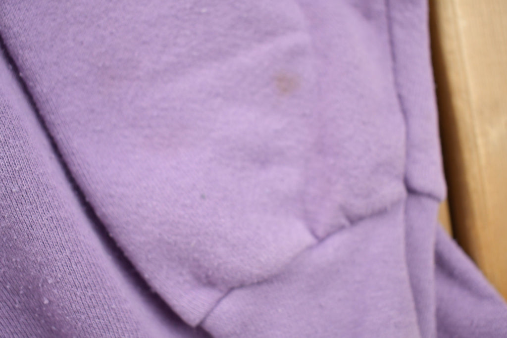 Vintage 1990s Blank Purple Turtleneck Sweatshirt