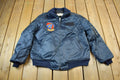 Vintage 1980s Traron-86 Sabre Hawks Military Flight Jacket