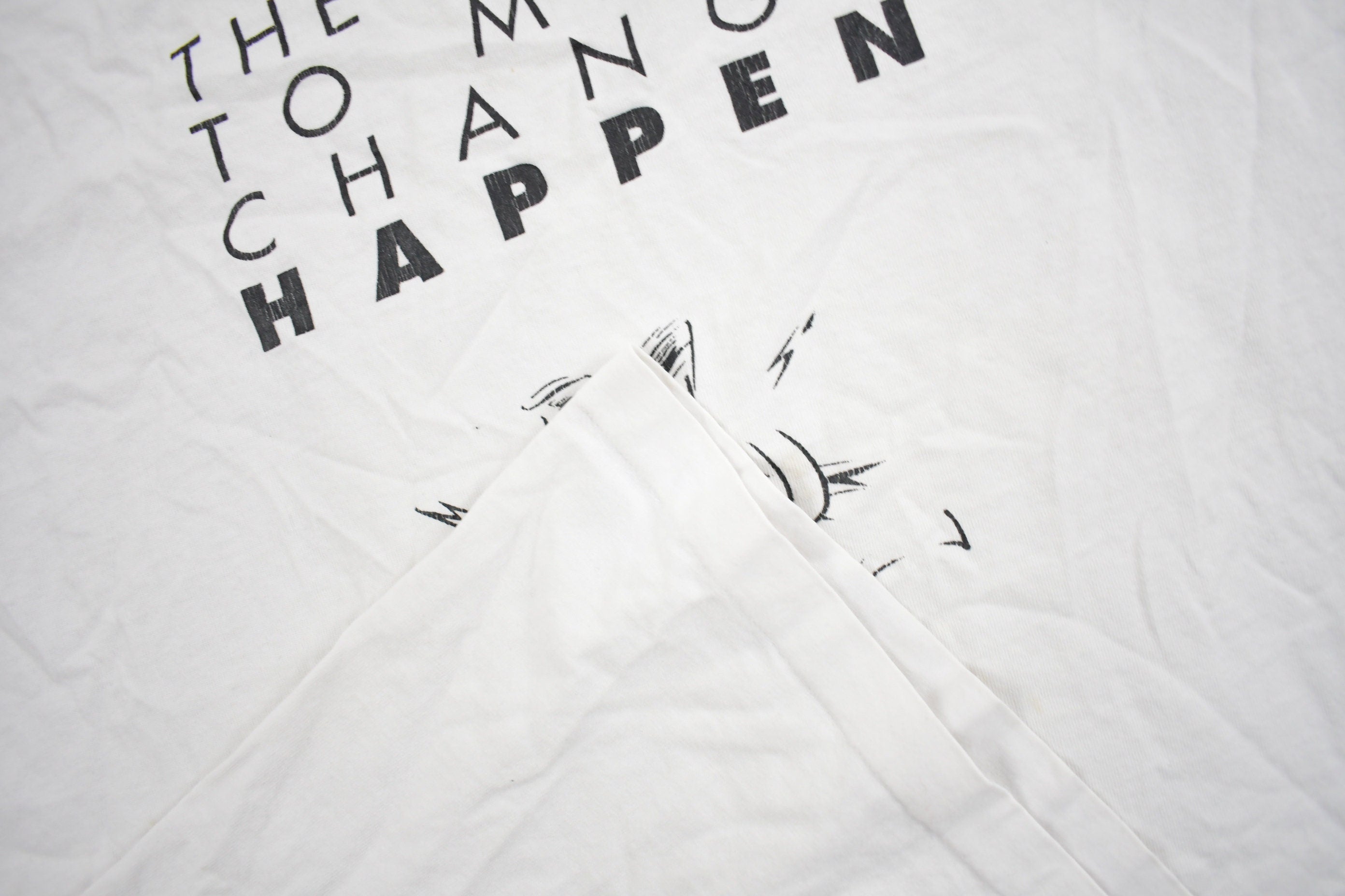 Vintage 1990s The Power To Make Change Happen Graphic T Shirt  Vintage T Shirt  MICA Continuous Learning  Graphic Tee  Single Stitch