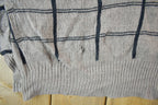 Vintage 1990s Knit Crewneck Sweater Adult L Cropped