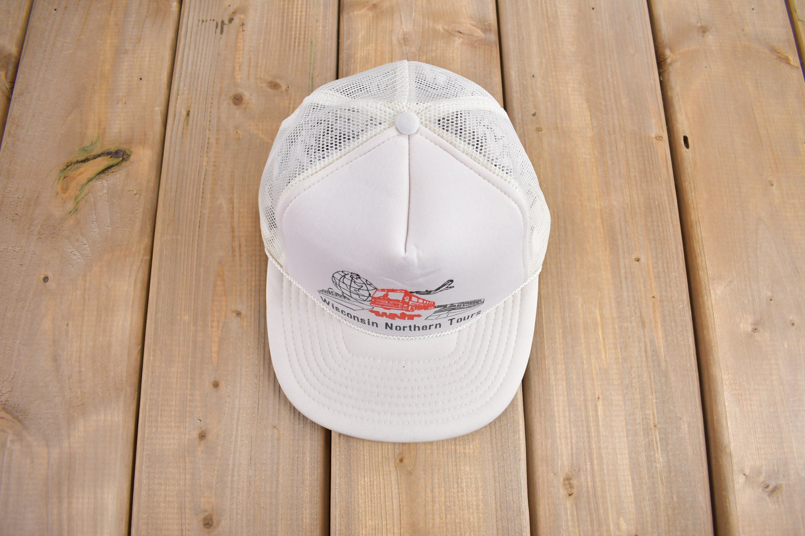 Vintage 1990s Wisconsin Northern Tours Trucker Hat