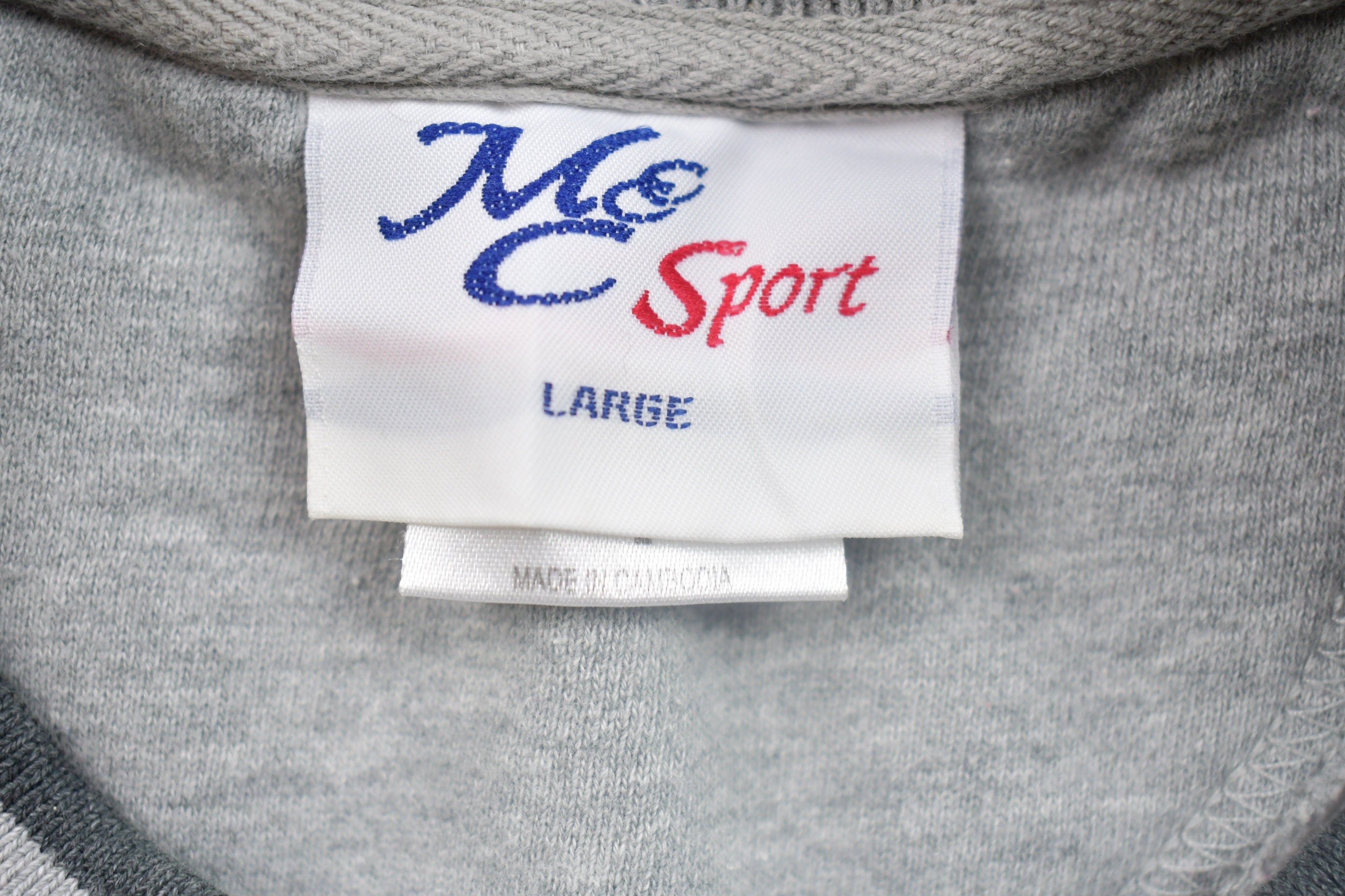 Vintage 1990s MC Sport Deer Crewneck Sweatshirt