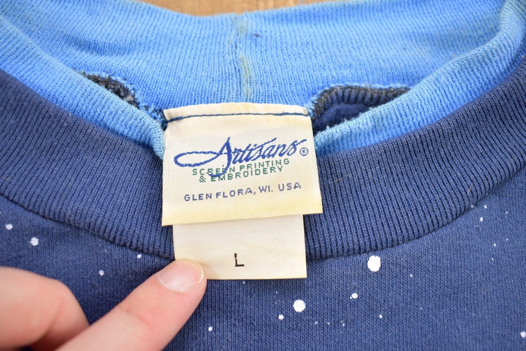 Vintage 1990s Snowman Theme Christmas Sweater
