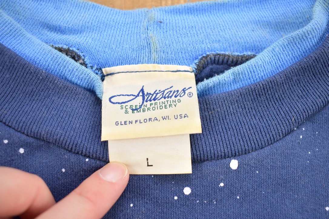 Vintage 1990s Snowman Theme Christmas Sweater