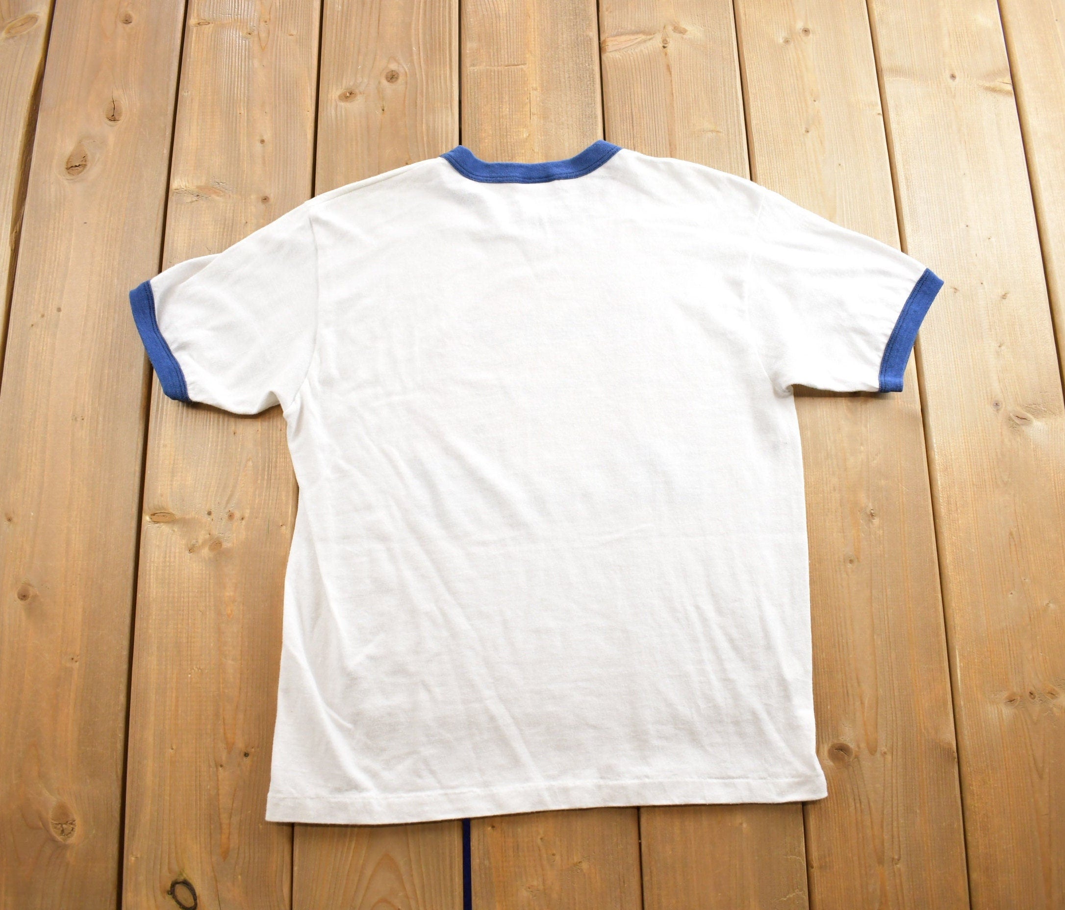 Vintage 1980s Chalice Worlds Oldest Airline Single Stitch Graphic T Shirt Made In USA