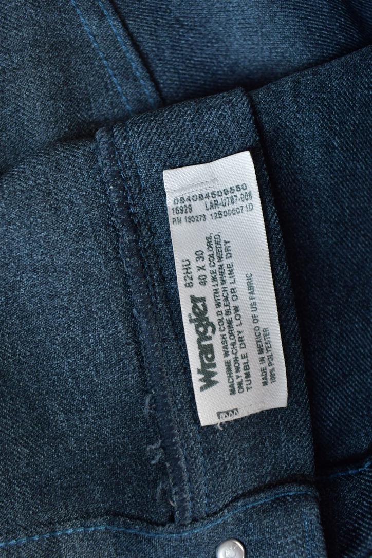 Vintage 1980's Wrangler Wool Trousers Size 40 / 1980s Wool Pants / Streetwear / True Vintage / Vintage Workwear / Wool Pants