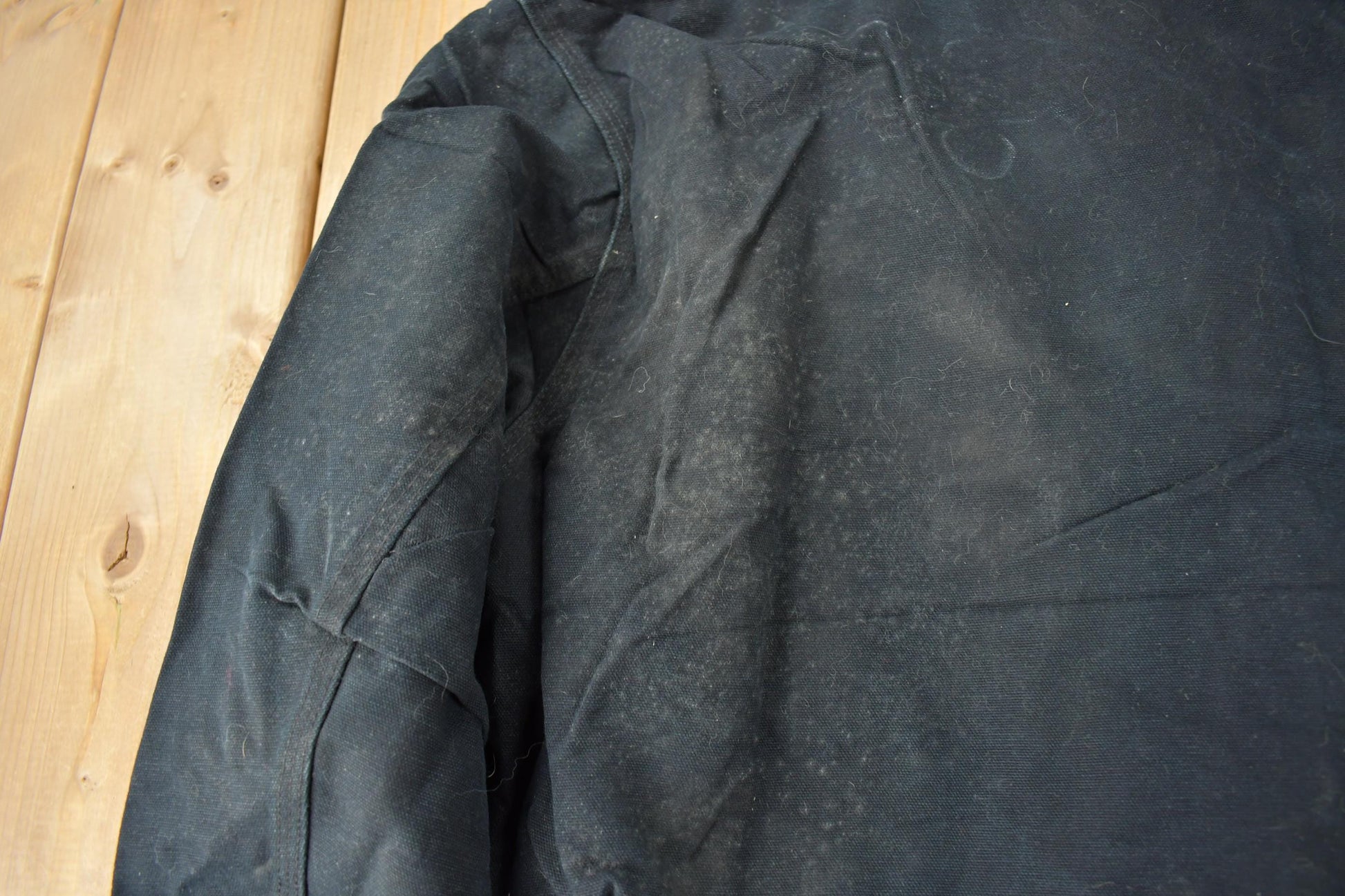 Vintage Y2K Carhartt Black Cinched Active Jac Work Jacket
