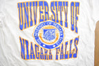 Vintage 1990s University of Niagara Falls Collegiate T-Shirt  Canadian  Sportswear Made In Canada