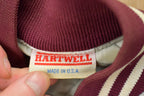 Vintage 1980s Hartwell Transportation Board Satin Bomber Jacket