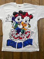 Vintage 90's Mickey And Minnie Cartoon T-Shirt