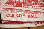 Vintage 1990s Massachusetts Themed Vintage Quilt Jacket