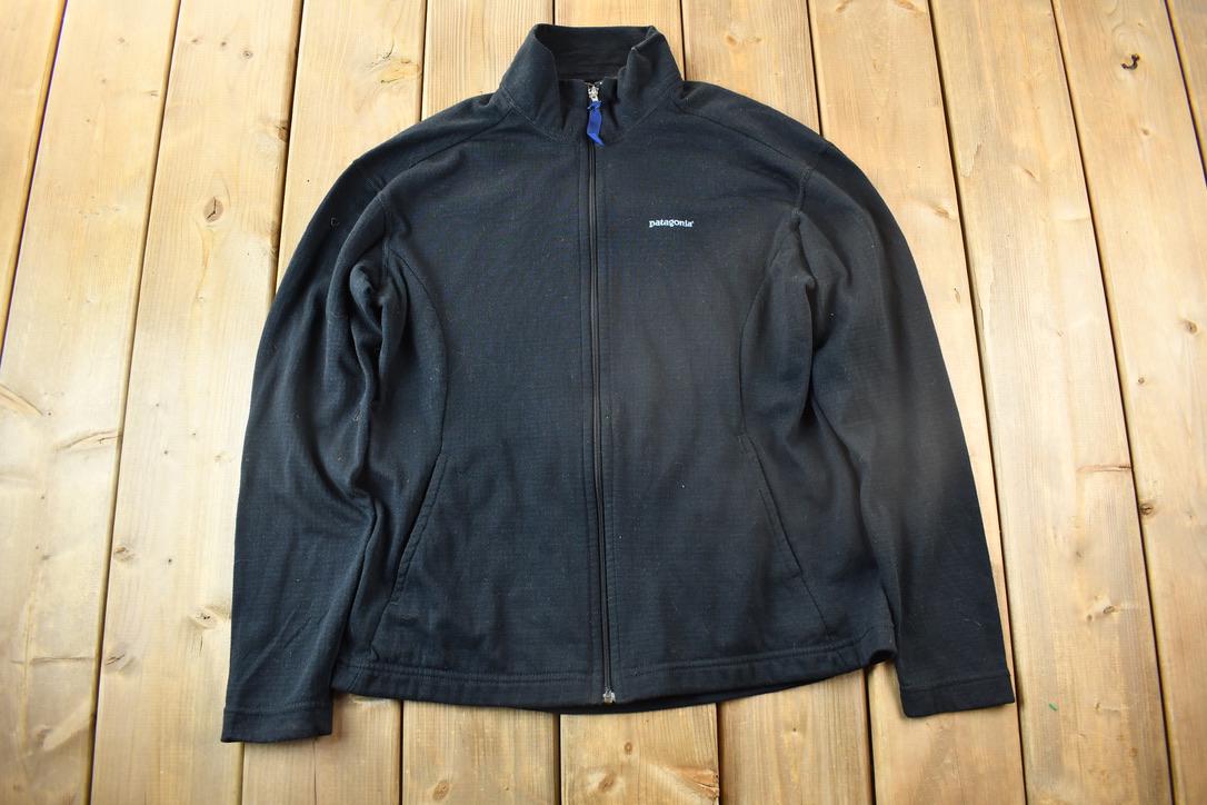 Vintage 1990s Patagonia Synchilla Full Zip Sweater / Made In USA / 90s Fleece Vest / Streetwear / Women's / L