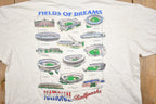 Vintage 1990s Fields Of Dreams American Baseball Theme Graphic T Shirt