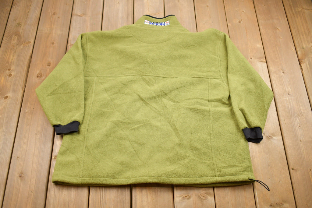 Vintage 1990s Compass Full Zip Fleece Sweater