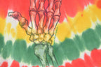 Vintage 1996 Grateful Dead Lithuania Lithuanian Basketball Team tie Dye Band T-Shirt