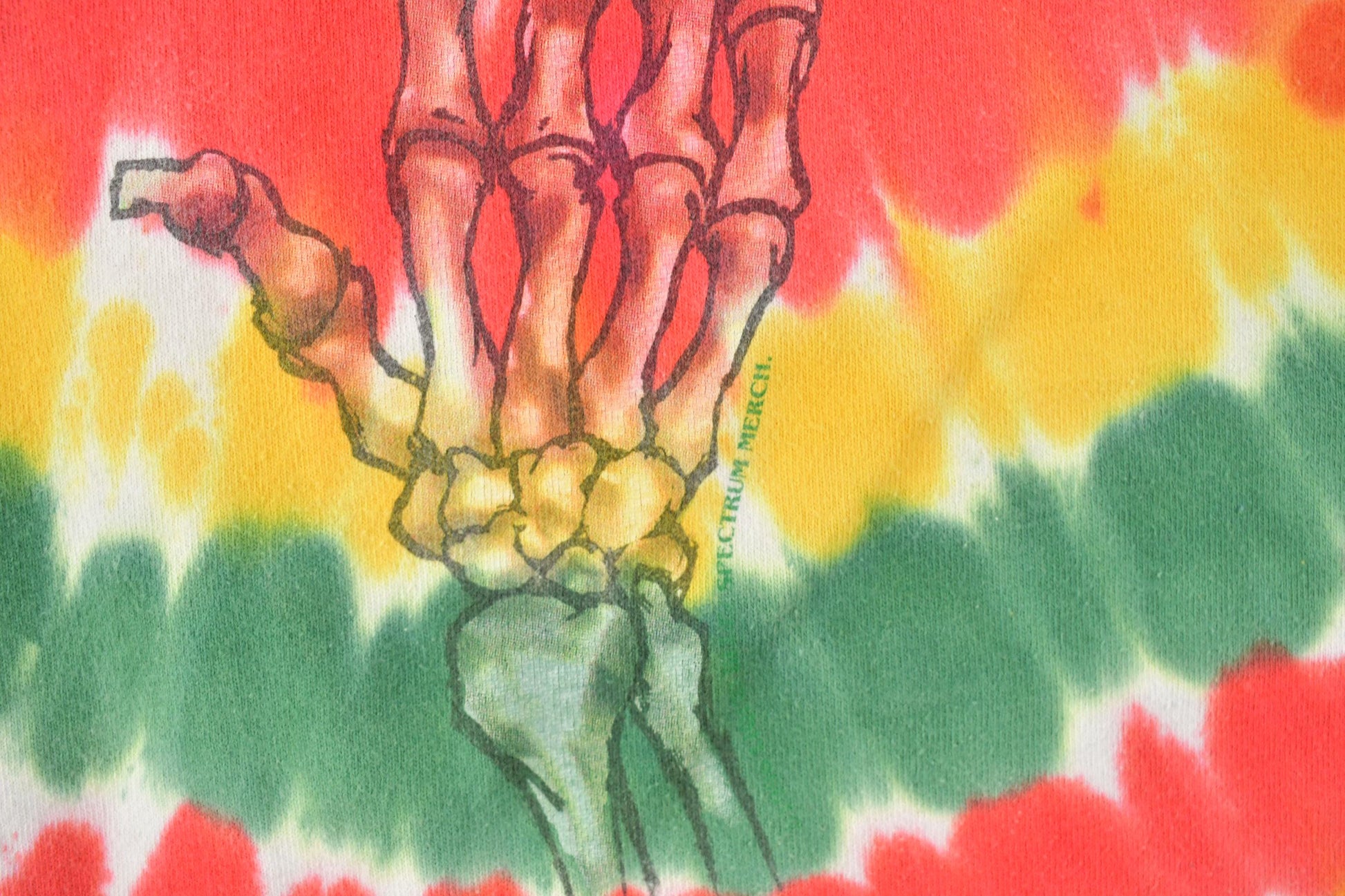 Vintage 1996 Grateful Dead Lithuania Lithuanian Basketball Team tie Dye Band T-Shirt